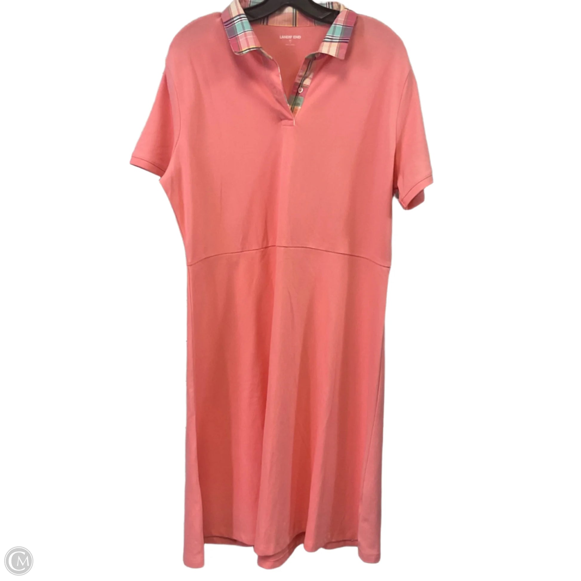 lands end pink dress Lands END Ladies' Sleeveless Dress, Pink Small