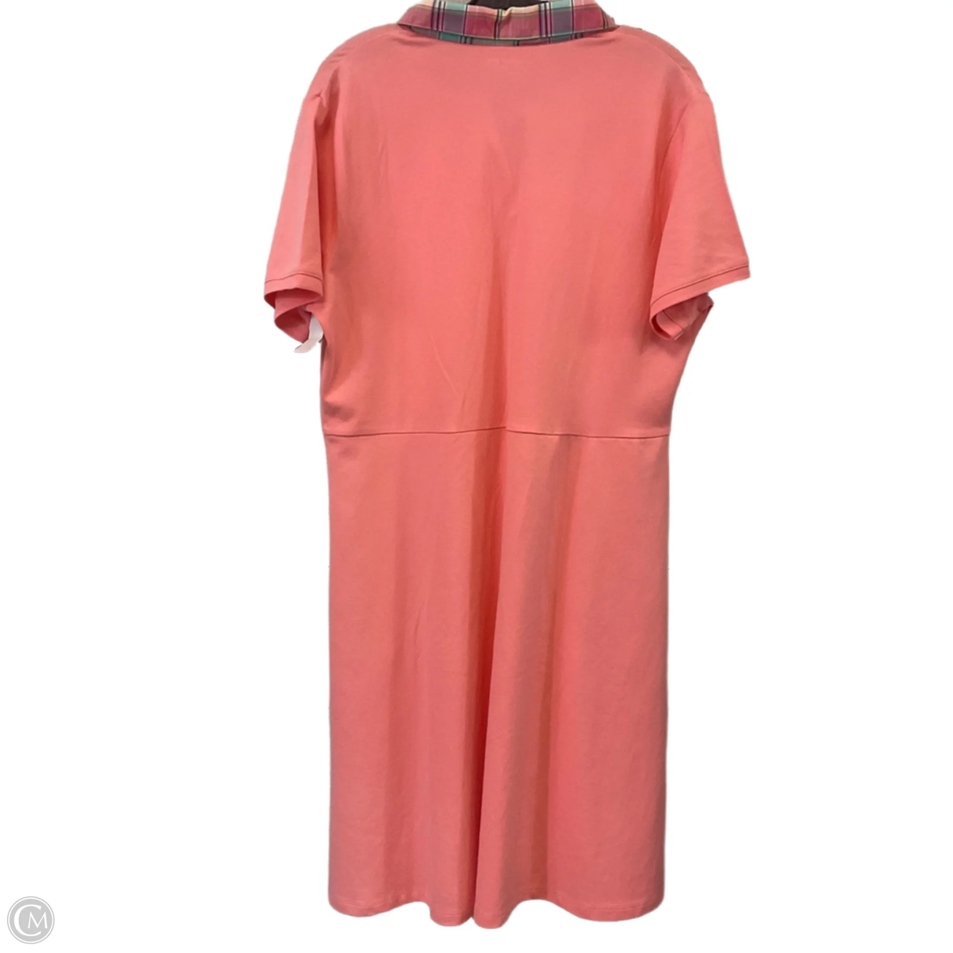 Dress Casual Midi By Lands End In Pink, Size: Xl Clothes Mentor Overland Park KS #132 Dress Casual Midi By Lands End In Pink, Size: Xl Clothes Mentor Overland Park KS #132