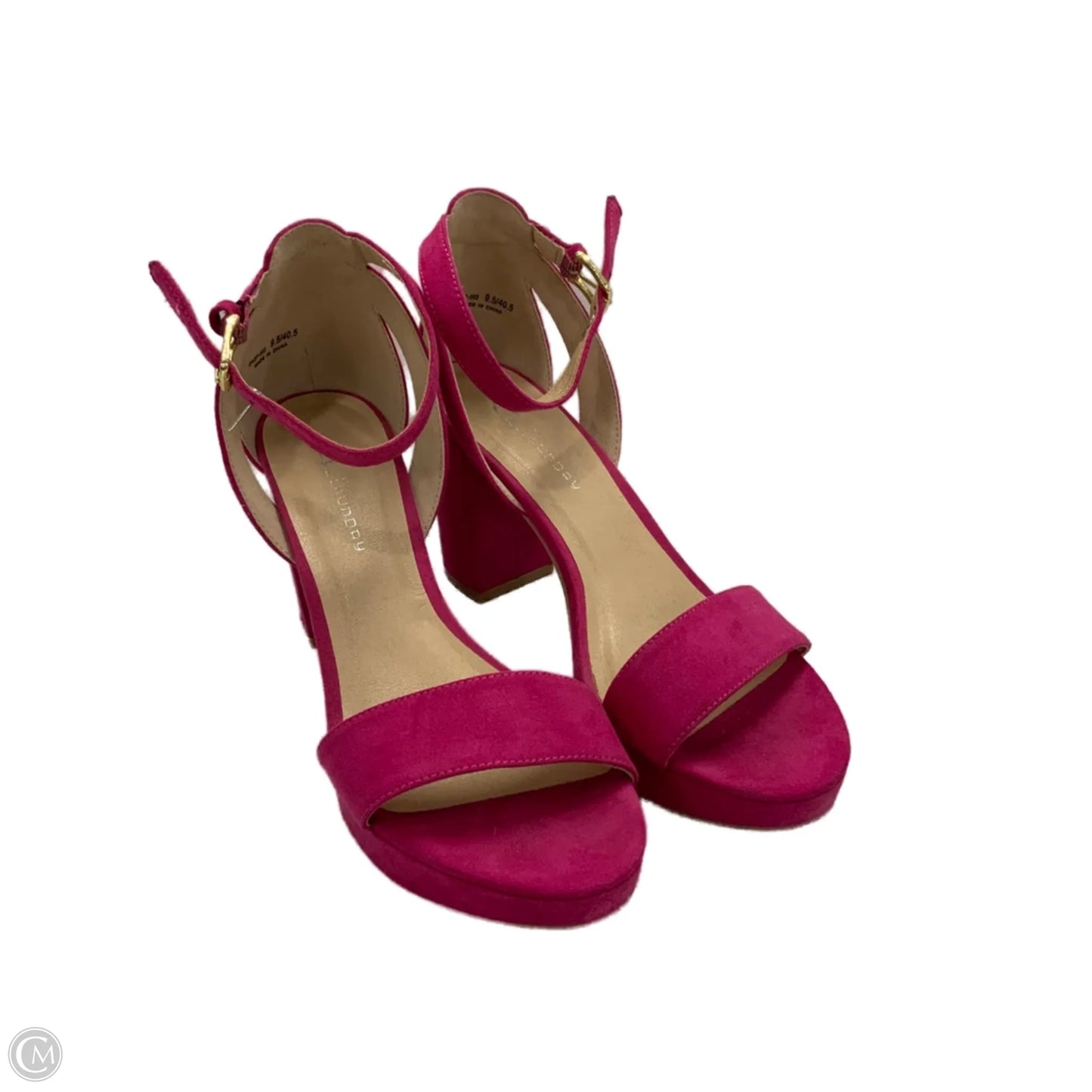 Shoes Heels Block By Chinese Laundry In Pink, Size: 9.5