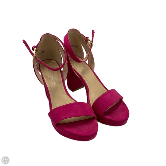 Shoes Heels Block By Chinese Laundry In Pink, Size: 9.5