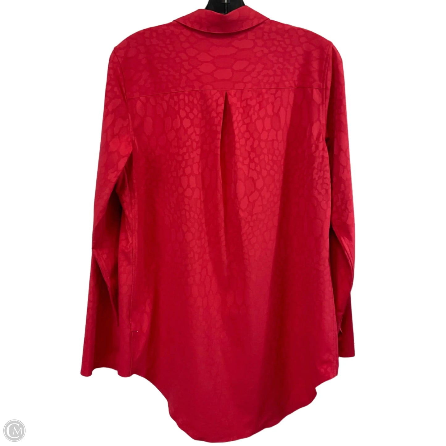Blouse Long Sleeve By Athleta In Red, Size: Xs