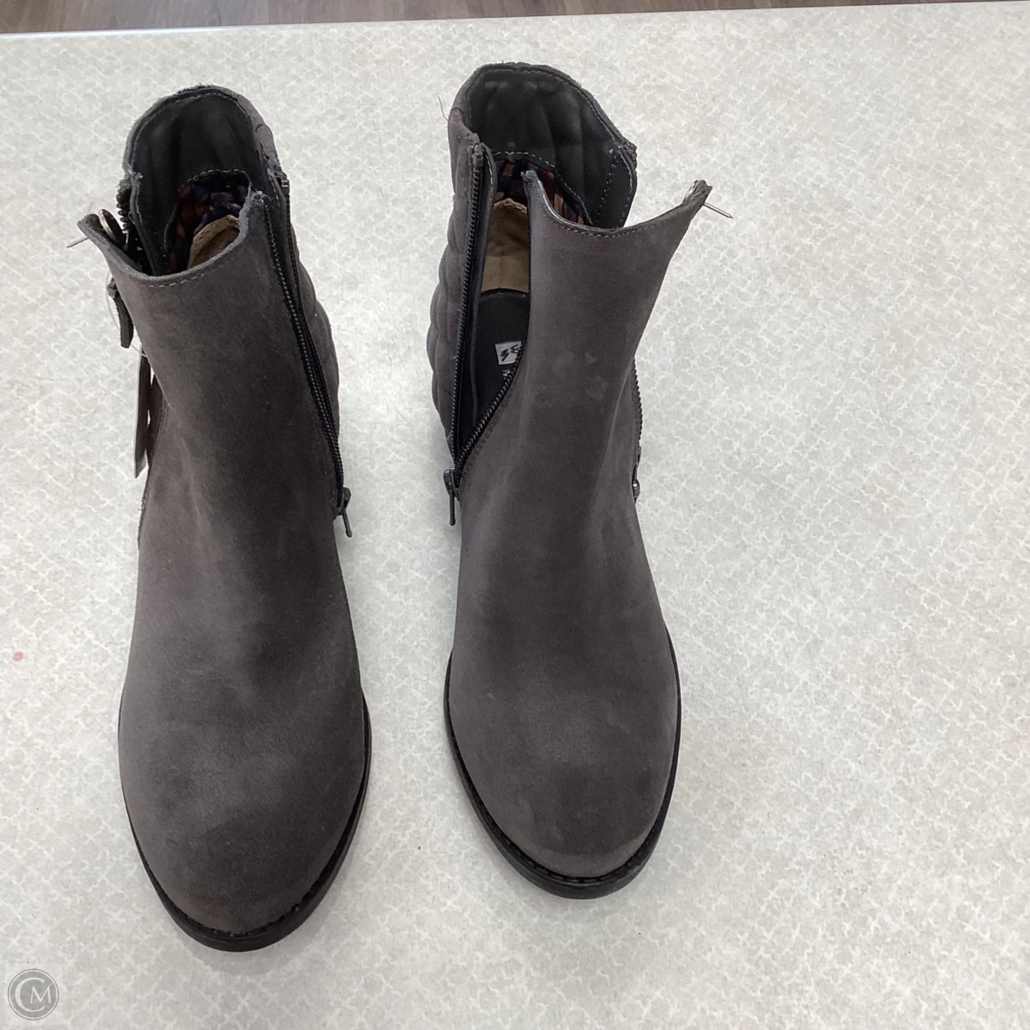 Boots Ankle Flats By White Mountain In Grey, Size: 9