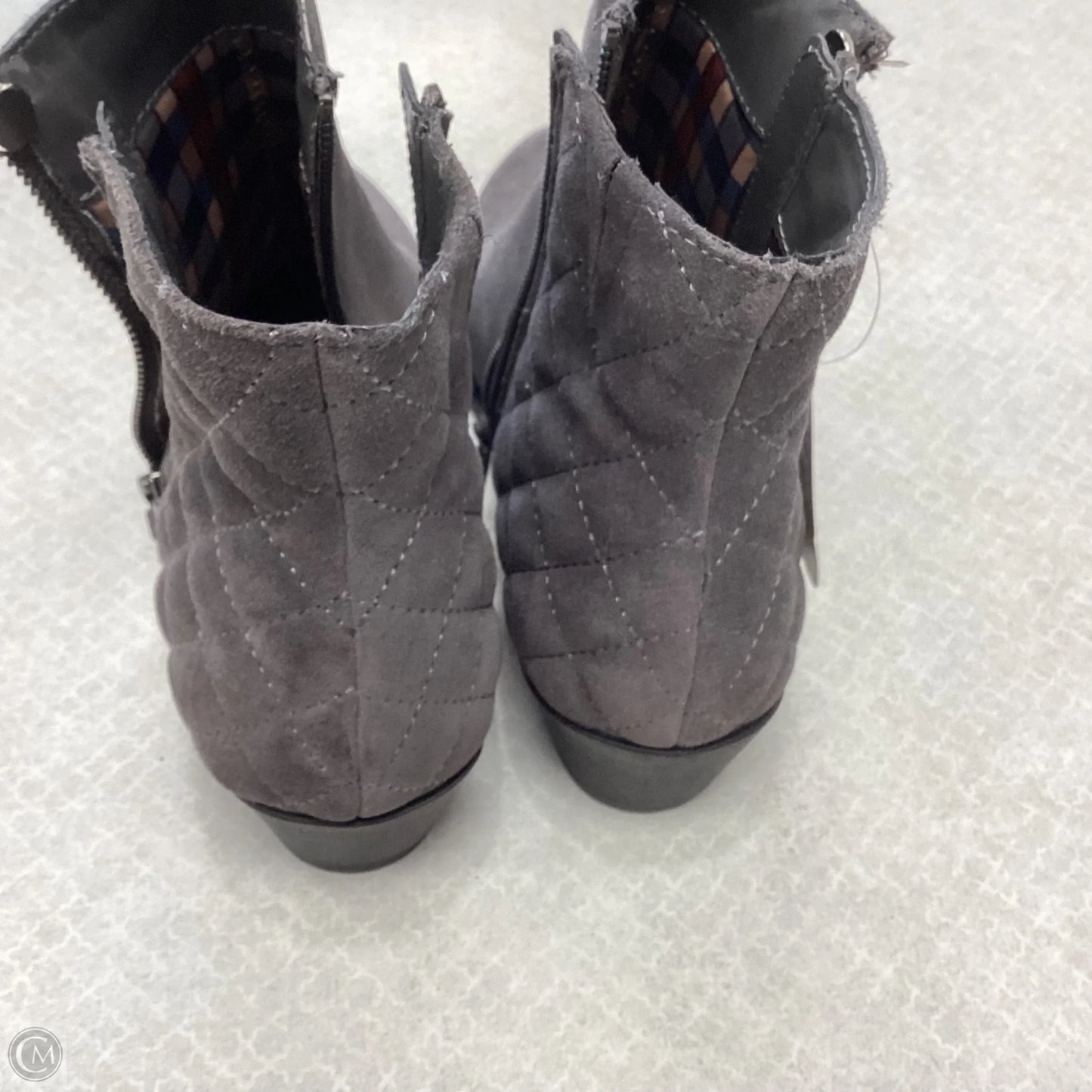 Boots Ankle Flats By White Mountain In Grey, Size: 9