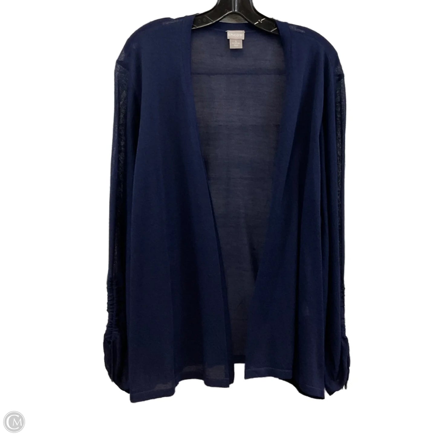 Cardigan By Chicos In Blue, Size: Xxl