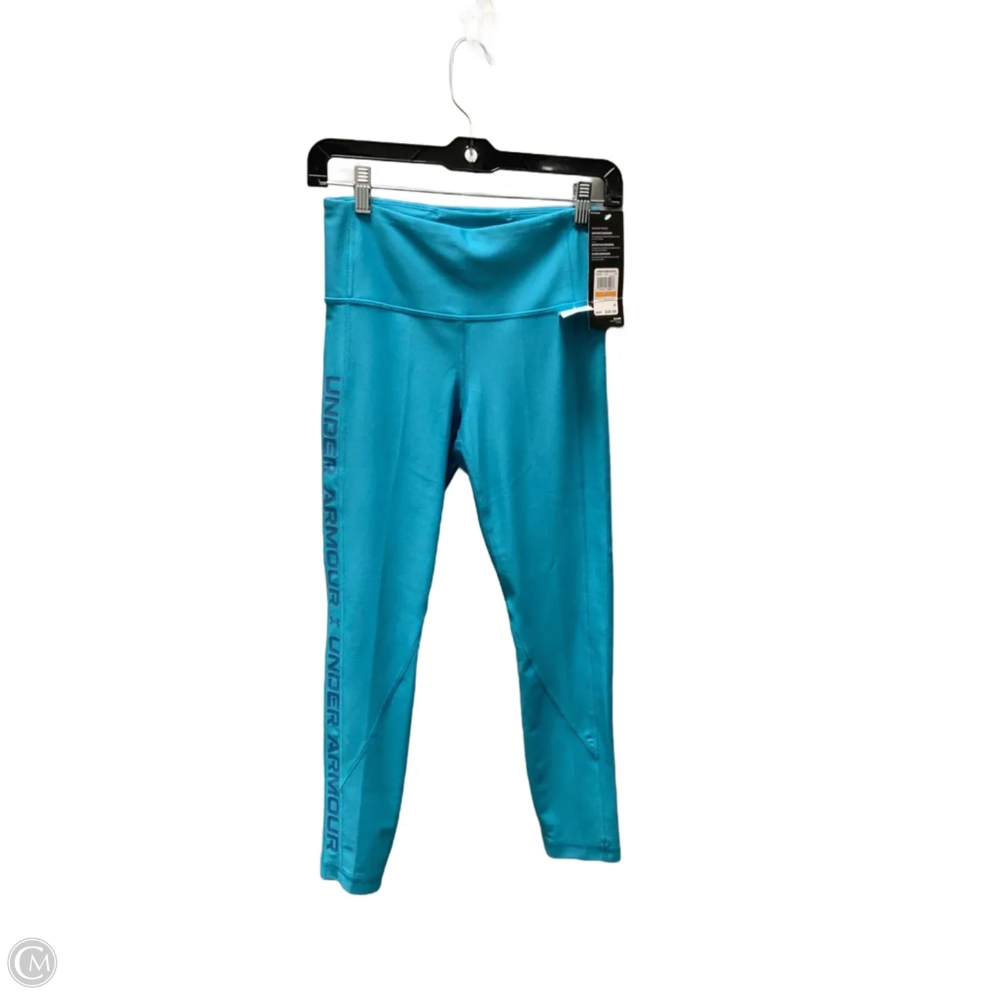 Athletic Leggings By Under Armour In Blue, Size: S