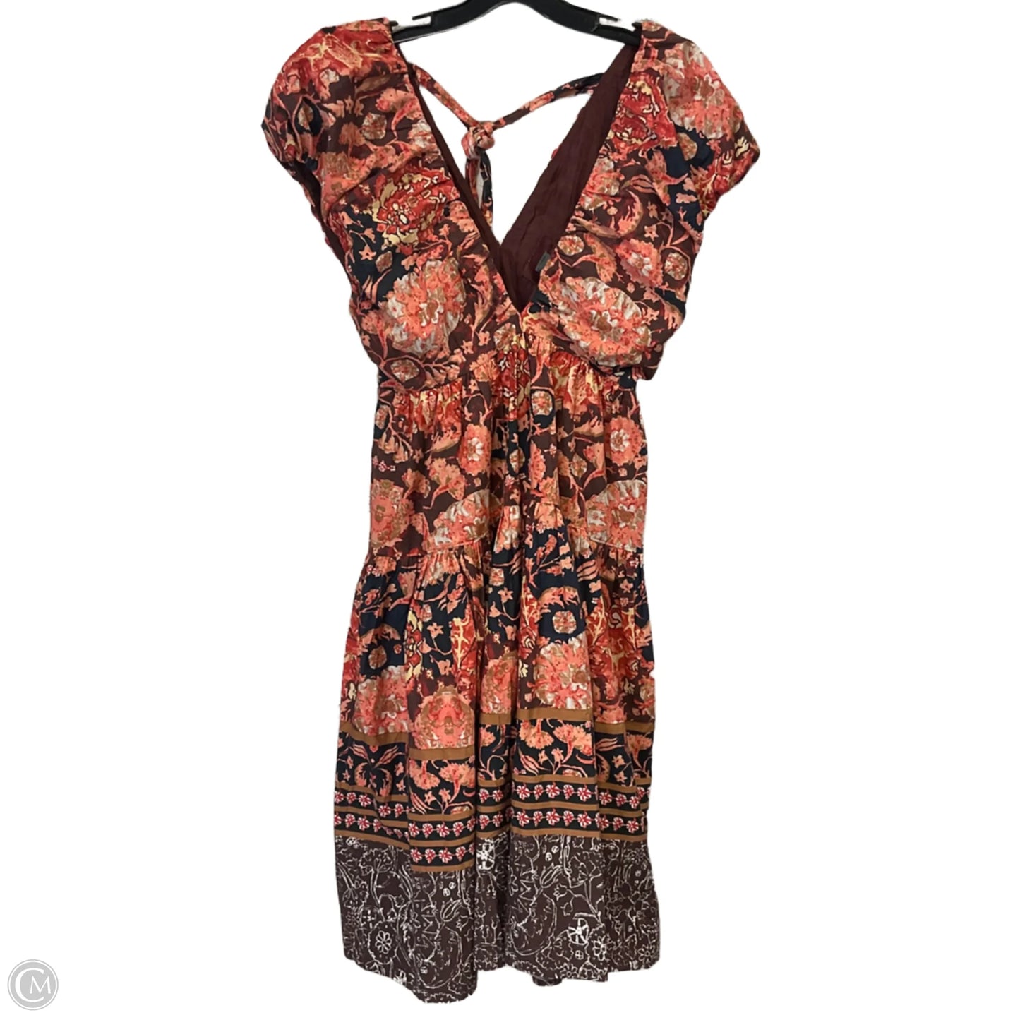 Dress Casual Midi By Anthropologie In Brown, Size: S