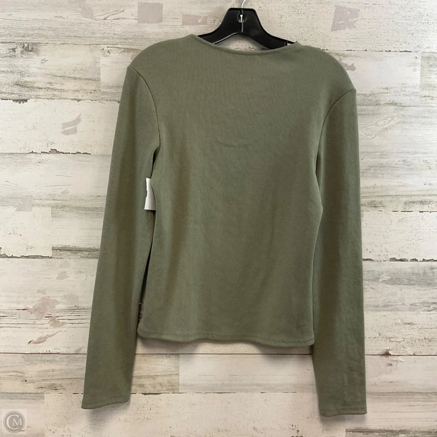 Top Long Sleeve By Bohme In Green, Size: Xl