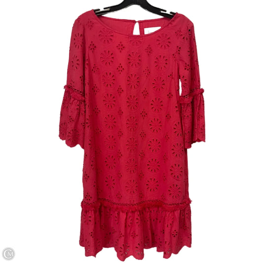 Dress Casual Short By Anthropologie In Pink, Size: Xxs