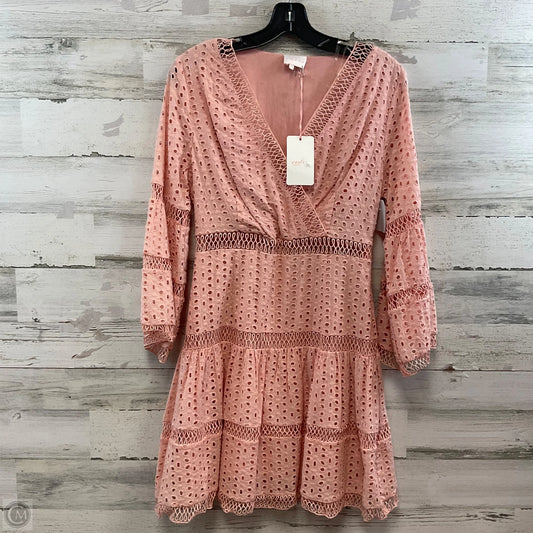 Dress Casual Short By Entro In Pink, Size: M