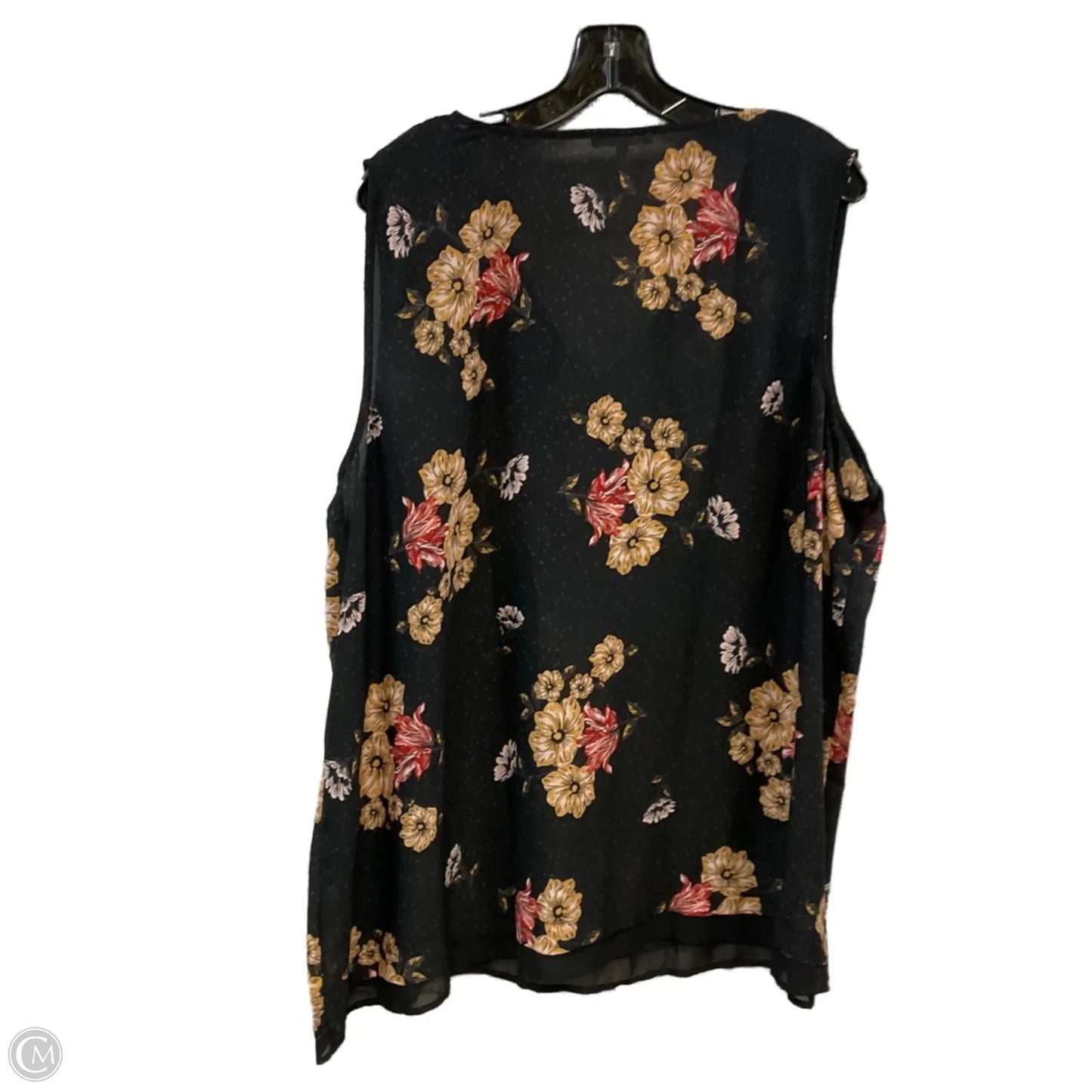 Top Sleeveless By Maurices In Black, Size: 3x