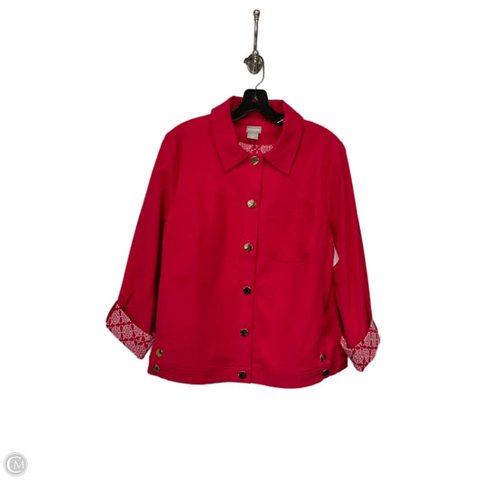 Jacket Other By Chicos In Pink, Size: M