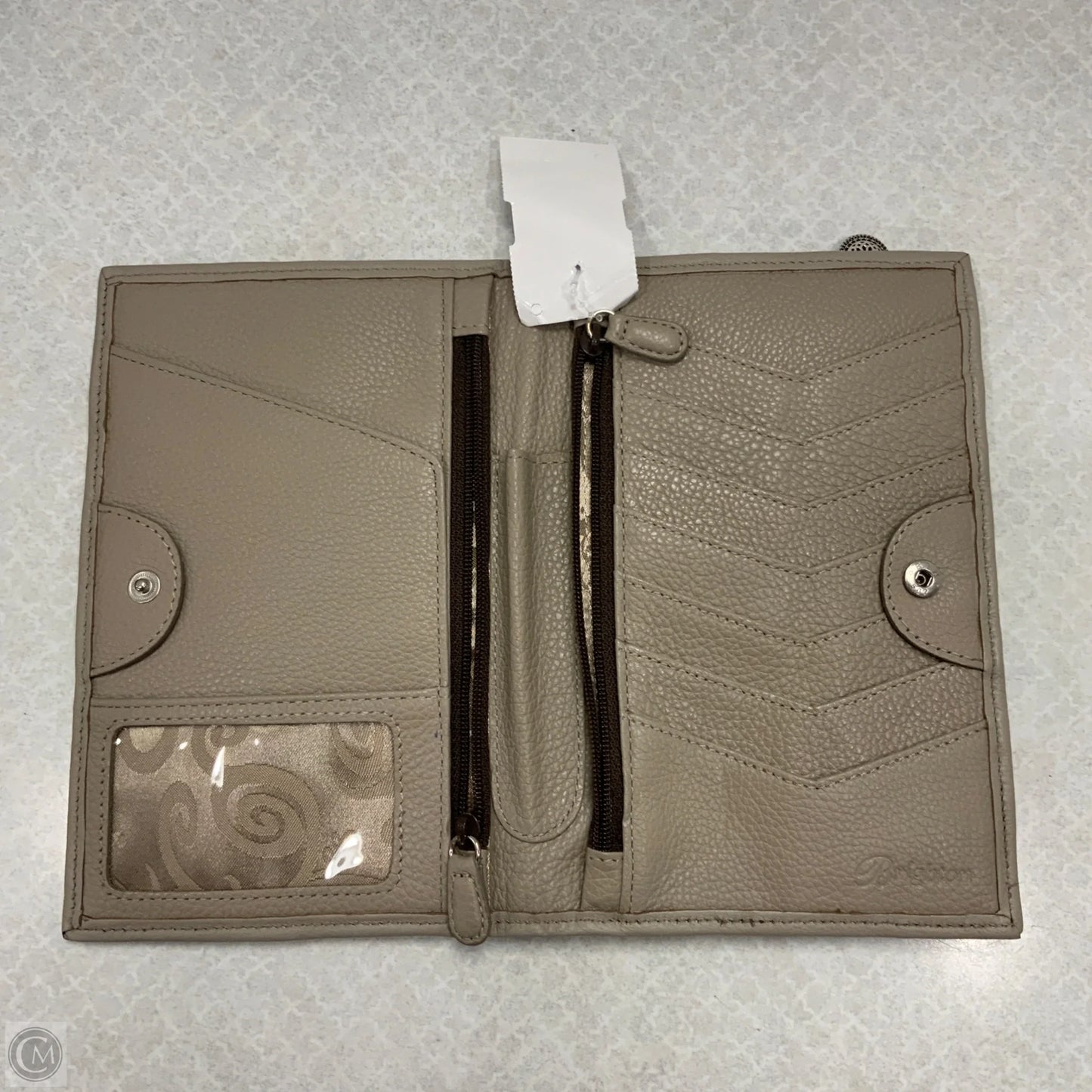 Wallet Leather By Brighton, Size: Large