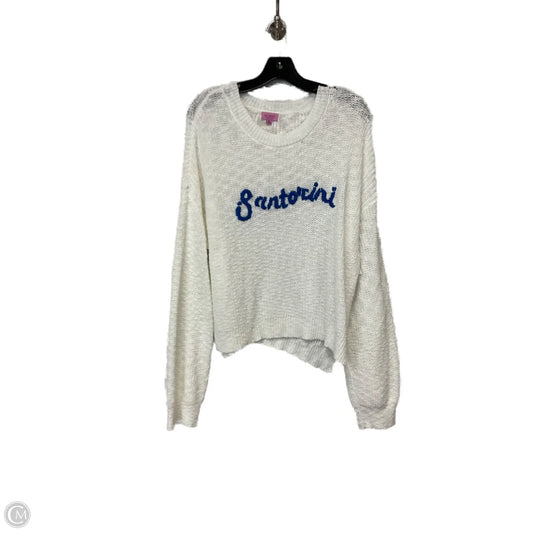 Sweater By Miami In White, Size: M