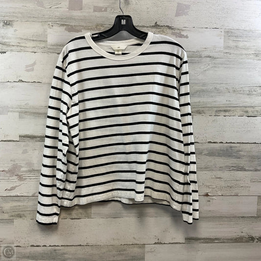 Top Long Sleeve Basic By H&m In White, Size: L
