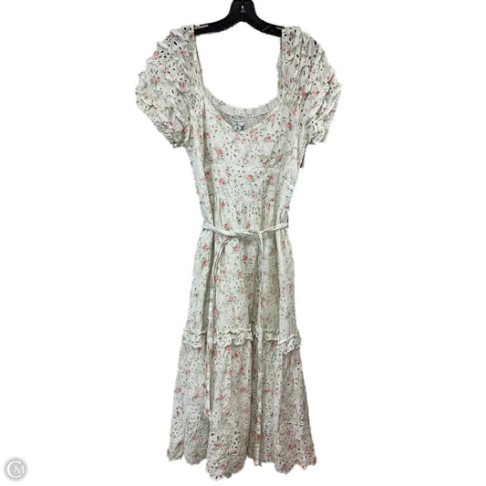 Dress Casual Midi By Target-designer In White, Size: M