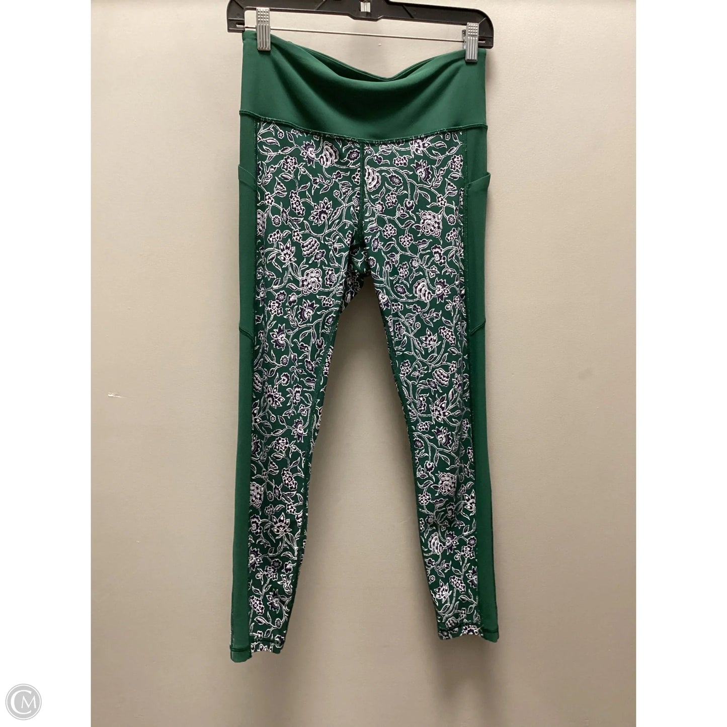 Athletic Leggings By Athleta In Green, Size: M
