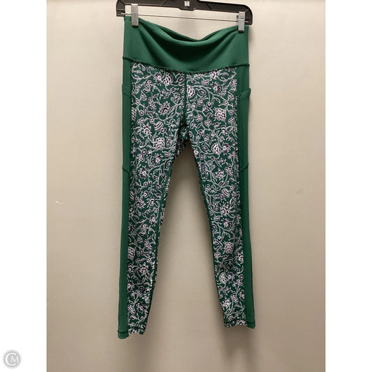 Athletic Leggings By Athleta In Green, Size: M