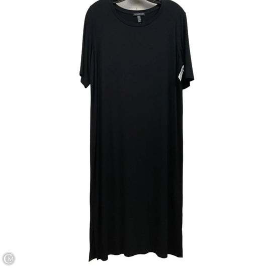Dress Casual Midi By Eileen Fisher In Black, Size: M