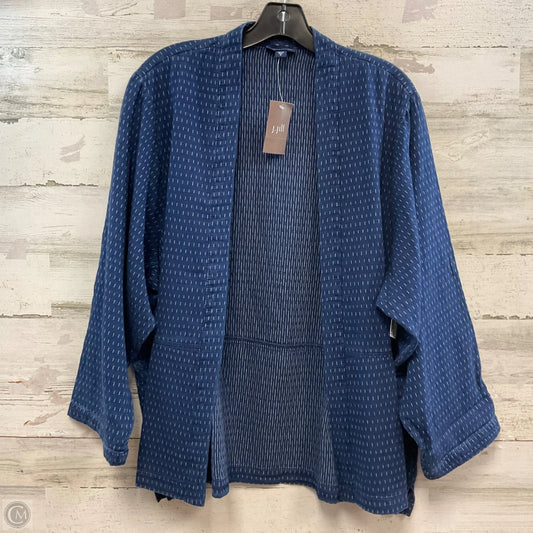 Cardigan By Pure Jill In Blue, Size: M