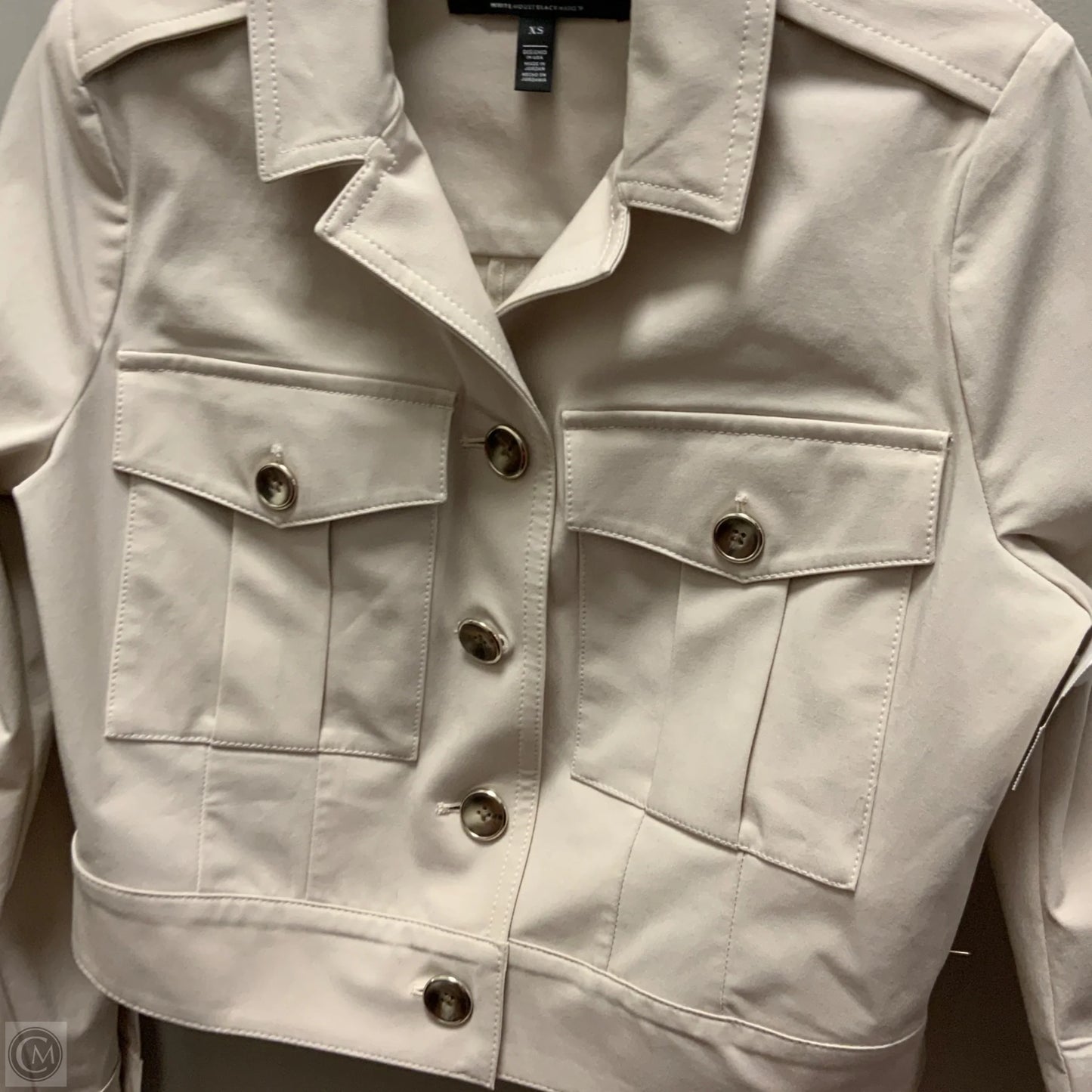 Jacket Other By White House Black Market In Grey, Size: Xs