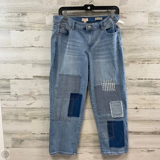 Jeans Boyfriend By Logo In Blue Denim, Size: 10p