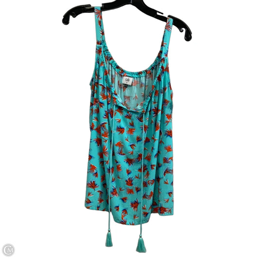 Top Sleeveless By Cabi In Blue, Size: M