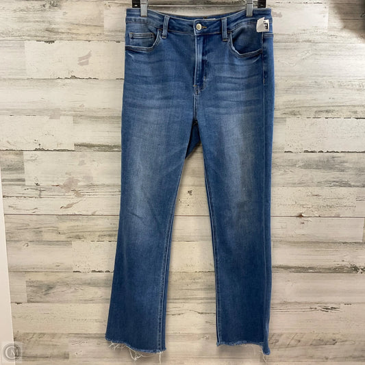 Jeans Straight By Vervet In Blue Denim, Size: 10