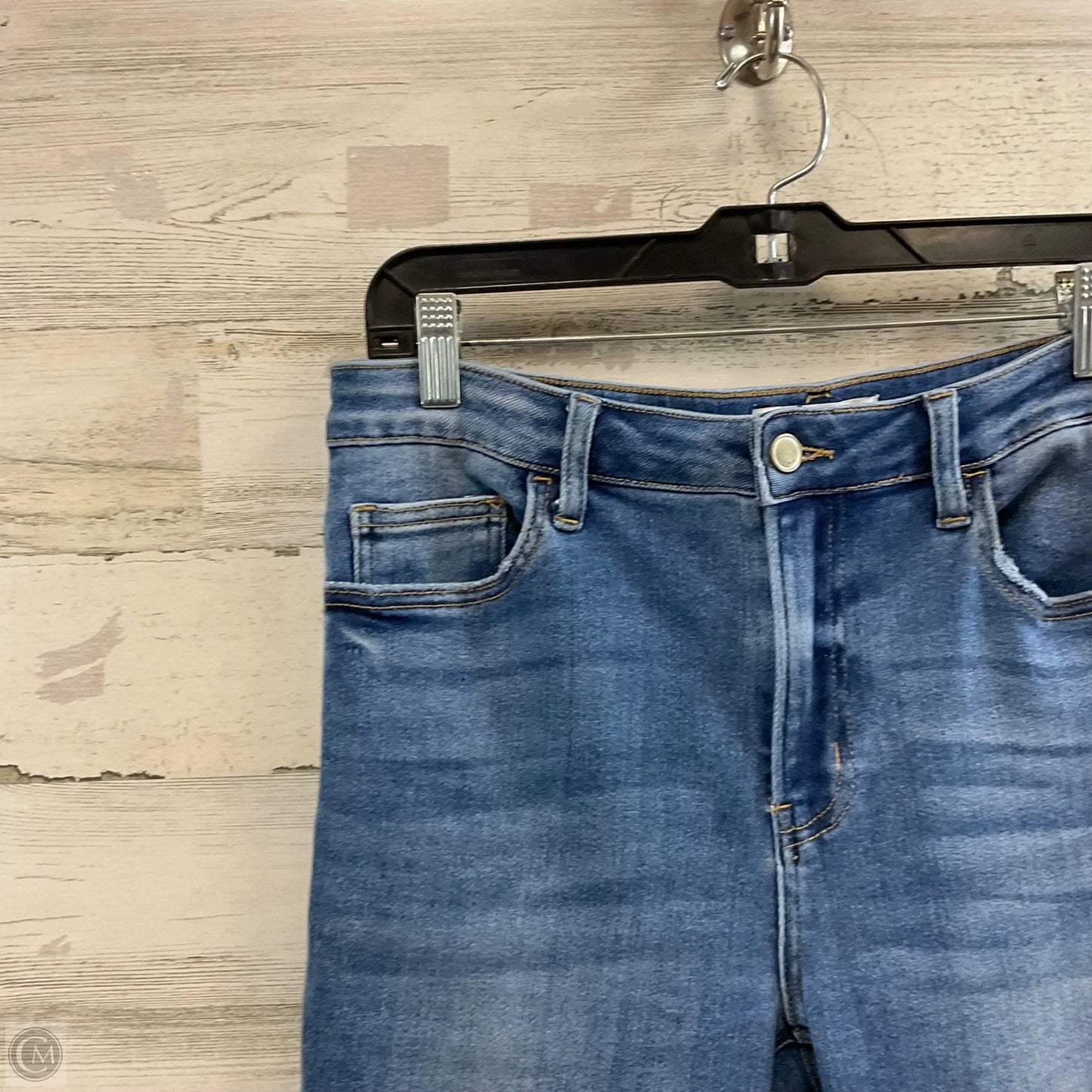 Jeans Straight By Vervet In Blue Denim, Size: 10