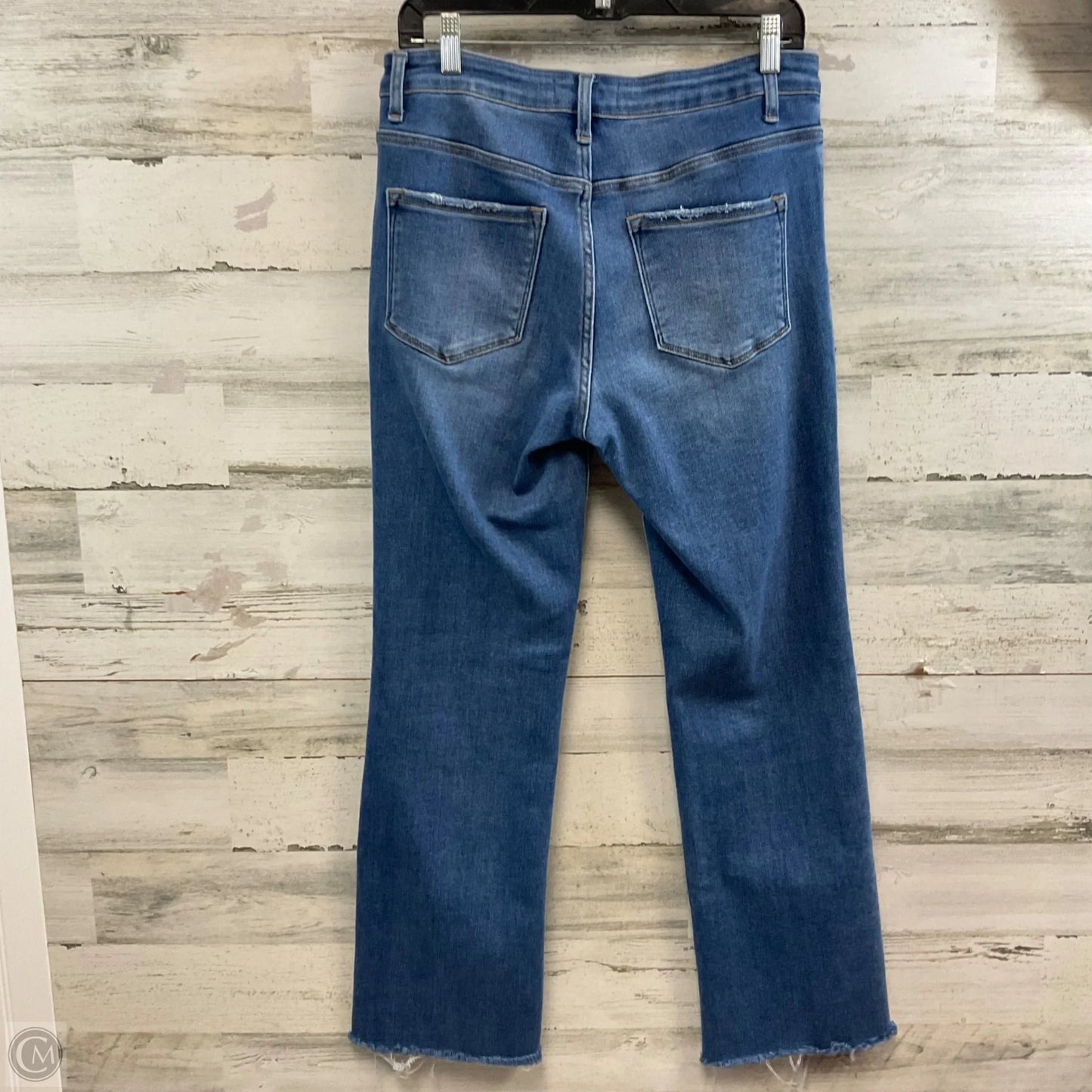 Jeans Straight By Vervet In Blue Denim, Size: 10