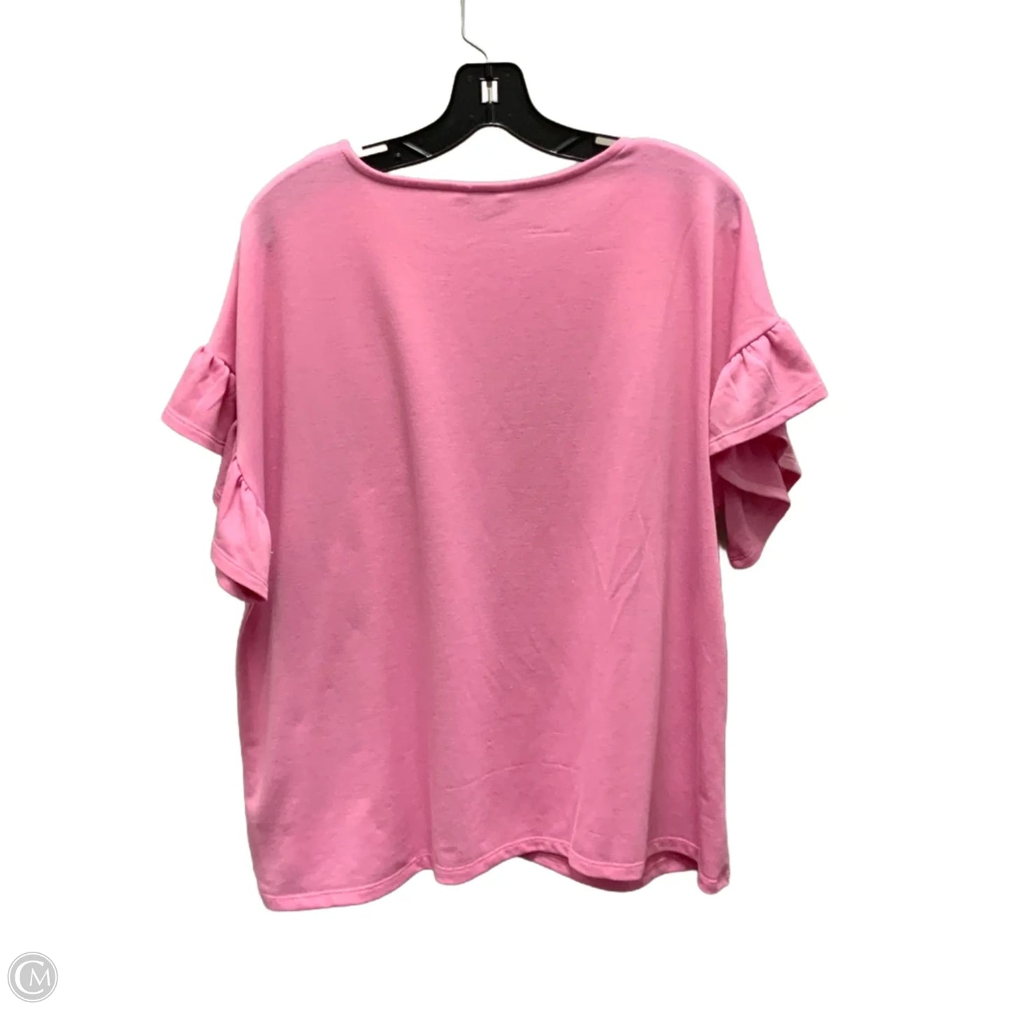 Top Short Sleeve By Crown And Ivy In Pink, Size: Xl