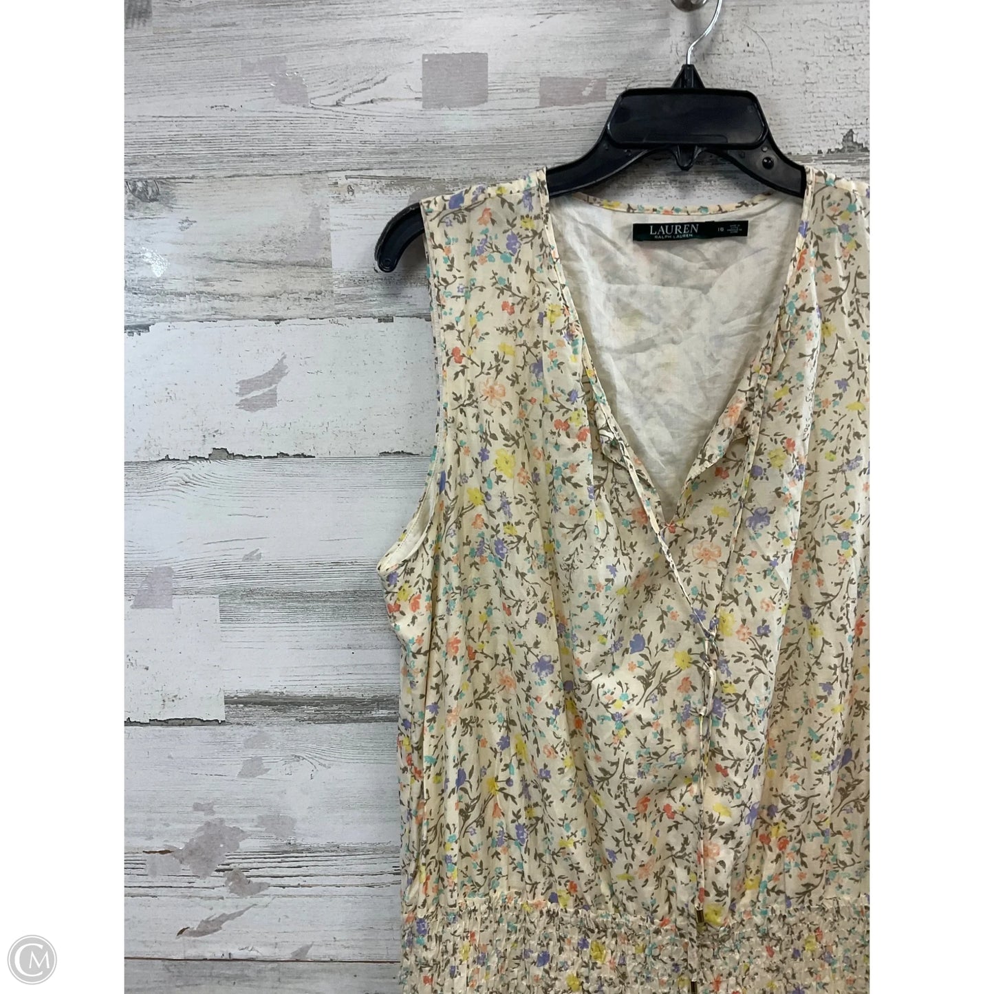 Dress Casual Maxi By Lauren By Ralph Lauren In Yellow, Size: Xl