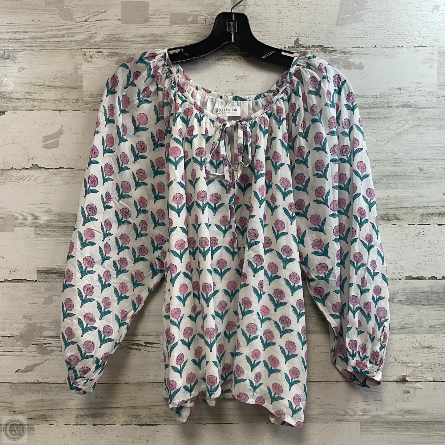 Top 3/4 Sleeve By EMERSON FRY In White, Size: M