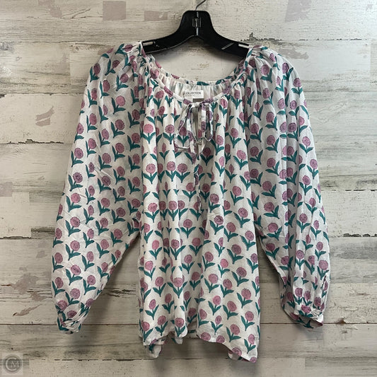 Top 3/4 Sleeve By EMERSON FRY In White, Size: M