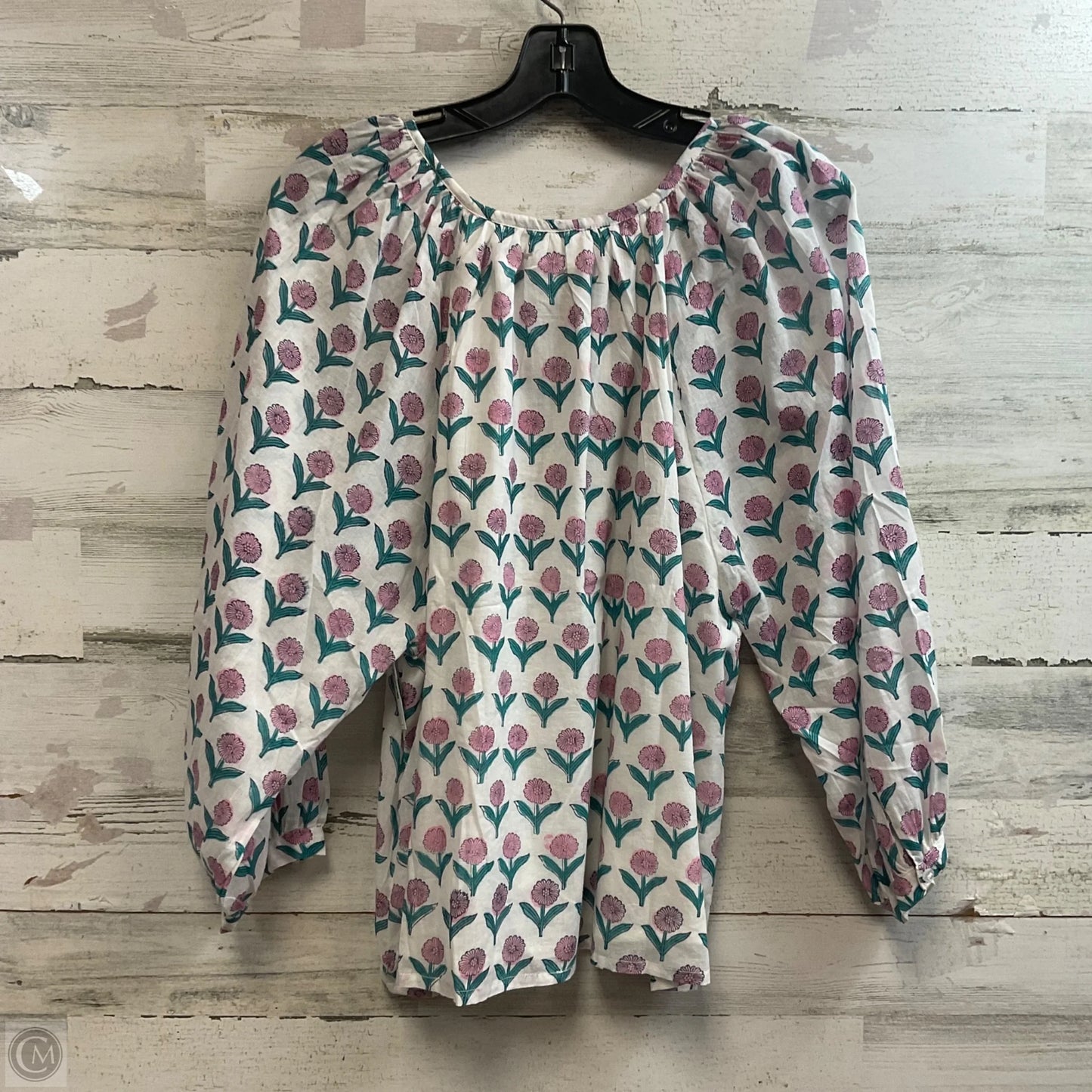 Top 3/4 Sleeve By EMERSON FRY In White, Size: M