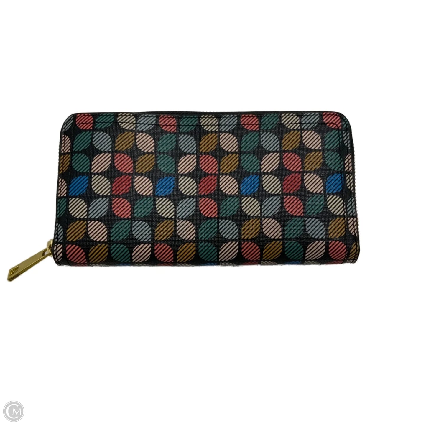 Wallet Leather By Fossil, Size: Medium