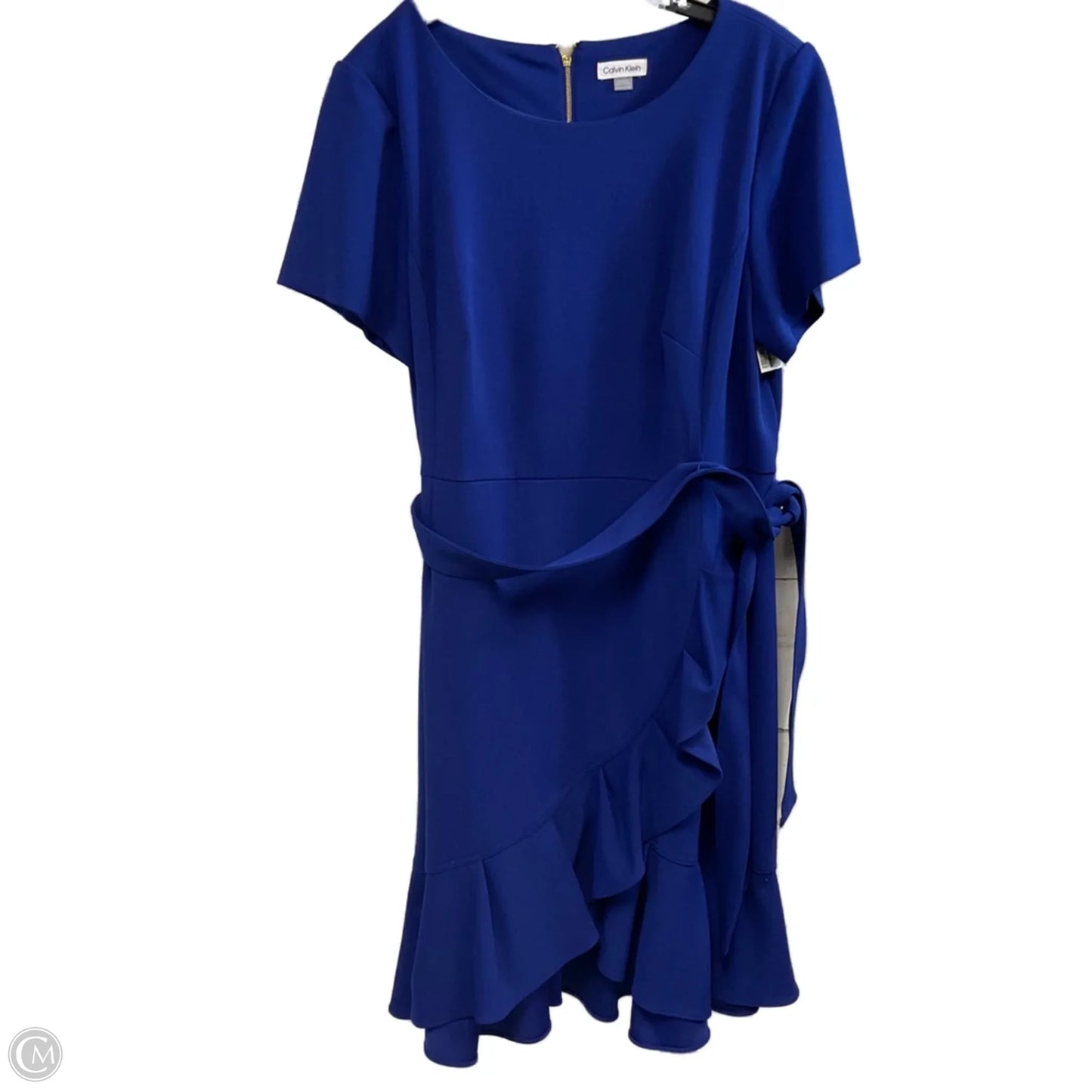 Dress Work By Calvin Klein In Blue, Size: 2x