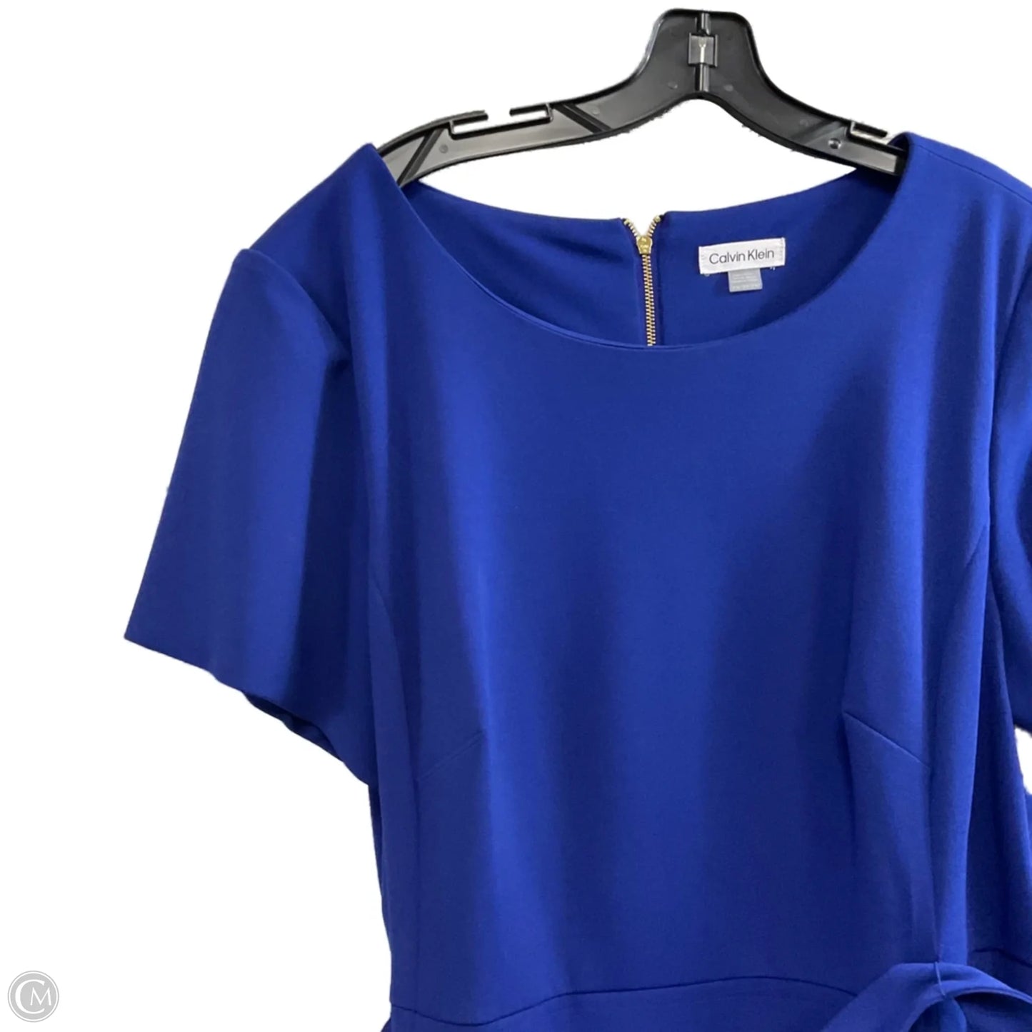 Dress Work By Calvin Klein In Blue, Size: 2x