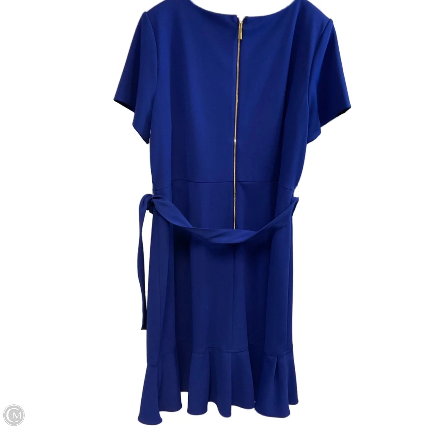 Dress Work By Calvin Klein In Blue, Size: 2x