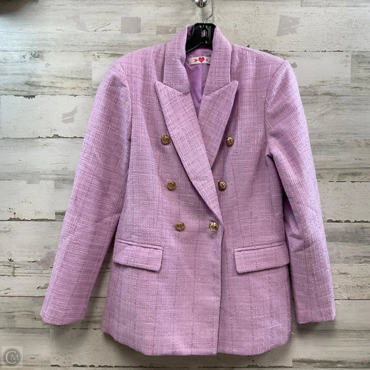 Blazer By Buddy Love In Purple, Size: S