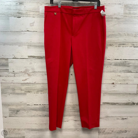 Pants Dress By Lauren By Ralph Lauren In Red, Size: 12