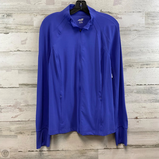 Athletic Jacket By Avia In Purple, Size: Xl