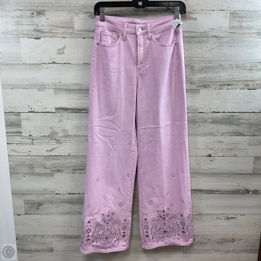 Jeans Wide Leg By Chicos In Purple, Size: 0