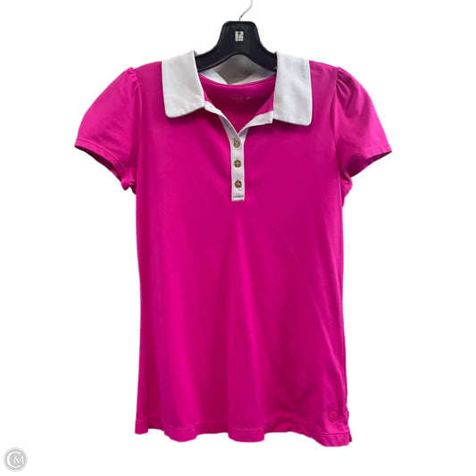 Top Short Sleeve By Lilly Pulitzer In Pink, Size: S