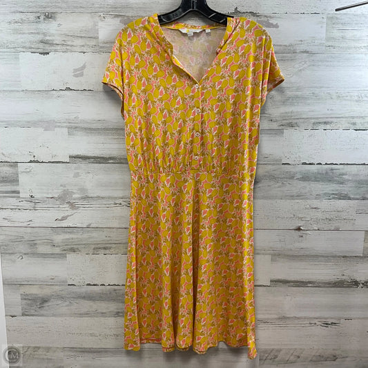 Dress Casual Short By Boden In Yellow, Size: M