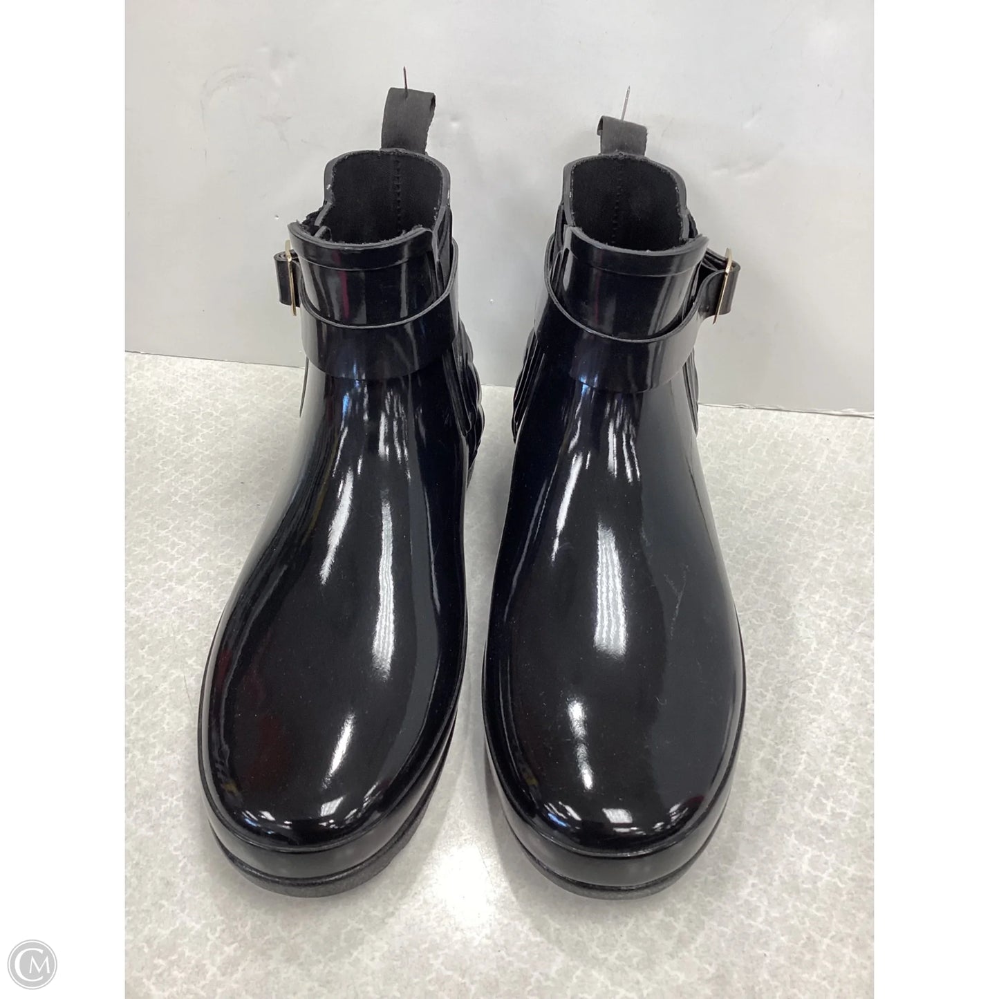 Boots Rain By Hunter In Black, Size: 9