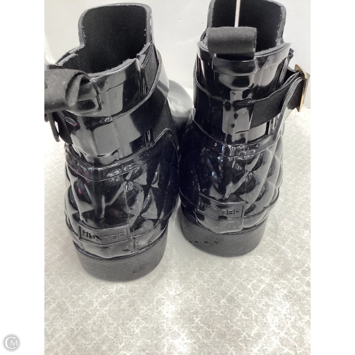 Boots Rain By Hunter In Black, Size: 9