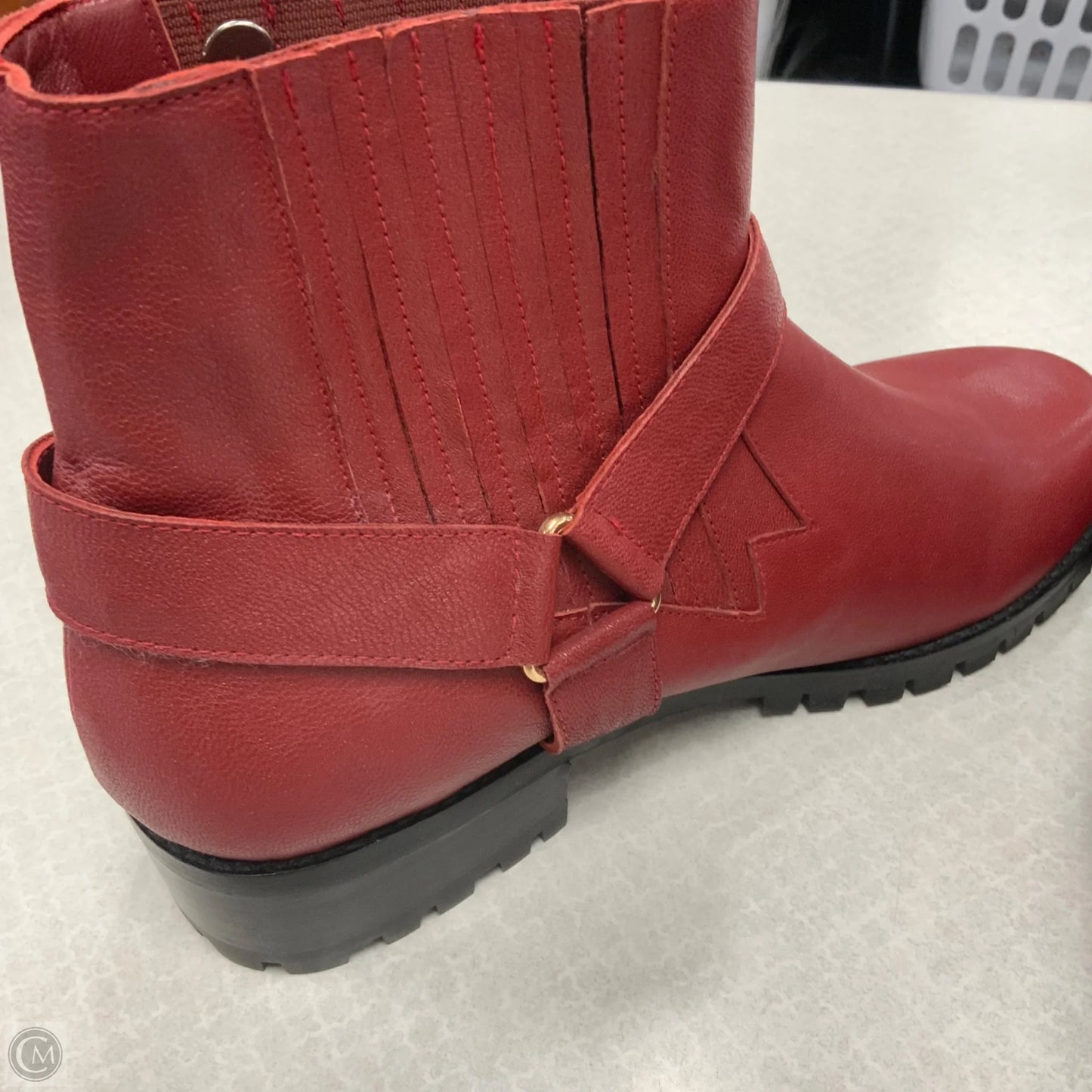 Boots Ankle Heels By glory gold  In Red, Size: 9