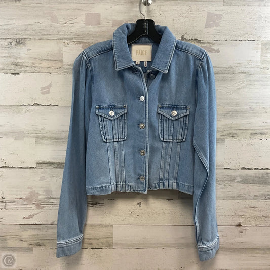 Jacket Denim By Paige In Blue Denim, Size: S