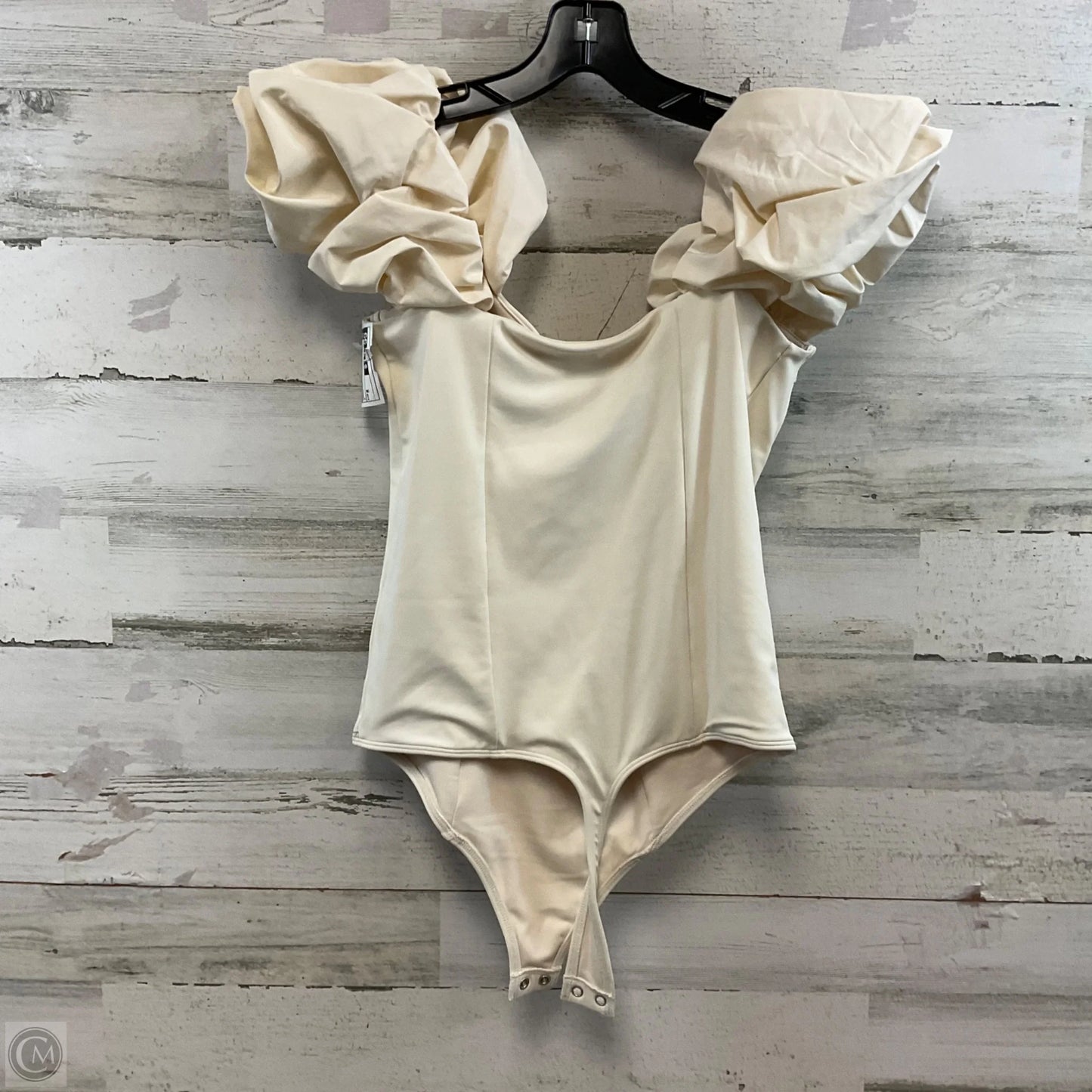 Bodysuit By Express In Cream, Size: M