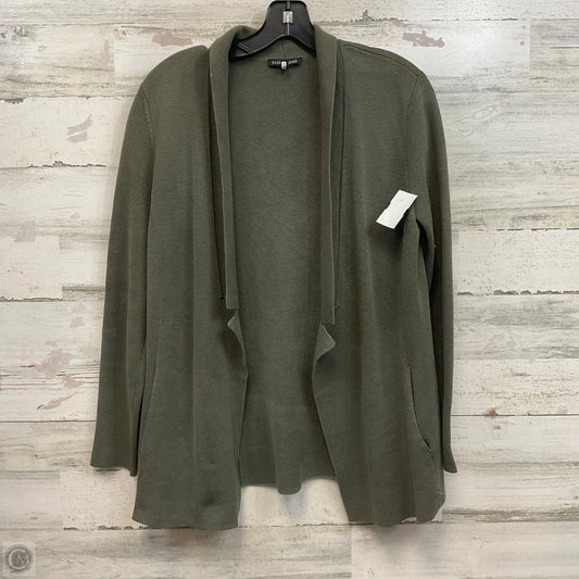 Sweater Cardigan By Eileen Fisher In Green, Size: Xs